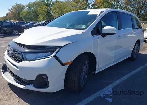 2025 Honda Odyssey Touring из США, поврежденный, VIN 5FNRL6H83SB047488